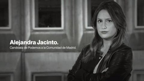 Alejandra Jacinto en el vídeo de presentación de su campaña electoral.