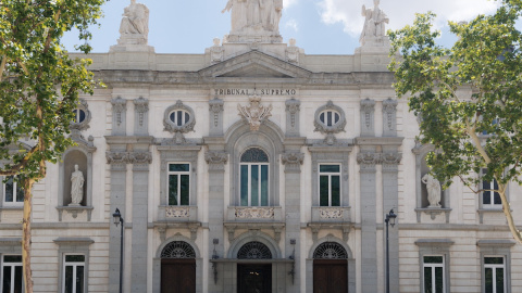 Fachada del Tribunal Supremo, a 7 de julio de 2023, en Madrid.