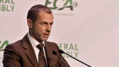 El presidente de la UEFA avisa al Barcelona: "El 'caso Negreira' es lo de más grave que he visto en el fútbol"