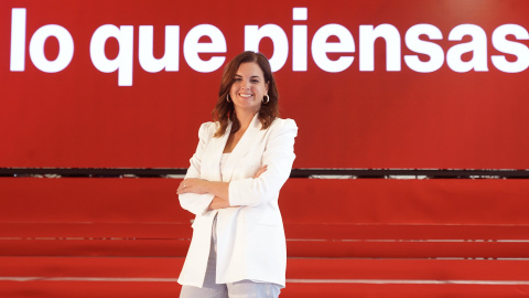 La vicealcaldesa de València y candidata del PSOE en las elecciones municipales, Sandra Gómez, tras la entrevista con Público.