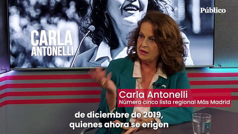 Carla Antonelli: "Carmen Calvo me echó del PSOE"