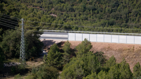 11-10-2023 Pantalles acústiques a la sortida del túnel del coll de Lilla