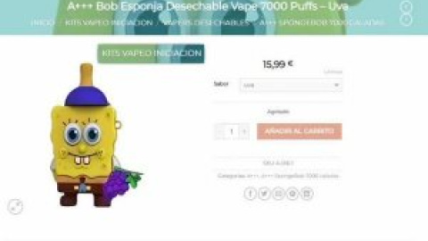 Alerta ante la venta online de vapeadores para niños