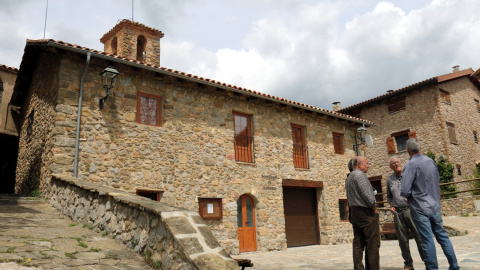 19/05/2023 - Una imatge de Gisclareny, al Berguedà, el poble menys poblat de Catalunya.