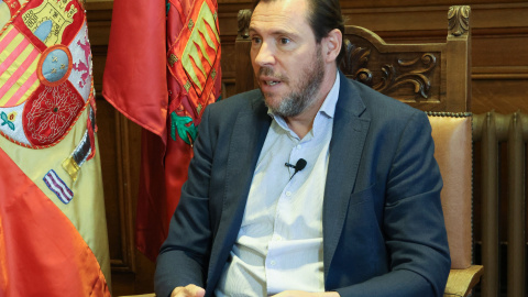 El alcalde de Valladolid, en el Ayuntamiento durante la entrevista con 'Público'