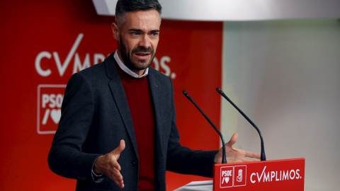 El portavoz de la Ejecutiva del PSOE, Felipe Sicilia.