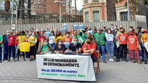 El movimiento por la vivienda en Catalunya se enfrenta a más de 200.000 euros en multas y denuncia persecución de la Generalitat