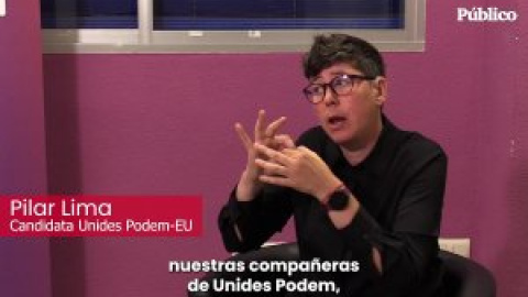 Pilar Lima: "Contamos con nuestras compañeras de Unides Podem, Incluyendo a Yolanda Díaz, como es obvio, porque es nuestra vicepresidenta de Unidas Podemos"