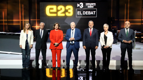 23/05/2023 - Candidats a les eleccions municipals de Barcelona en el debat de TV3 i Catalunya Ràdio.