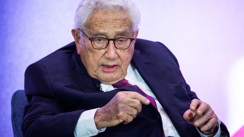 Fotografía de archivo fechada el 29 de julio de 2019 del ex secretario de Estado estadounidense Henry Kissinger.