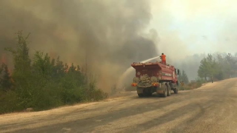 Turquía declara el Estado de Desastre en las regiones devoradas por los incendios forestales