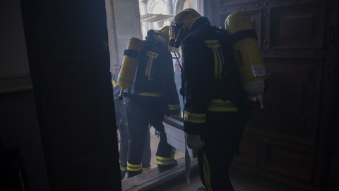 Simulacro bomberos