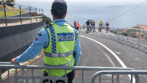 Un agente de policía portugués en una fotografía de archivo.