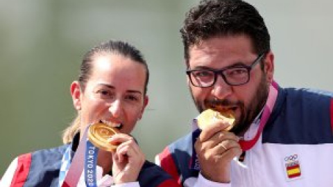 Fátima Gálvez y Alberto Fernández, primera medalla de oro española en Tokio