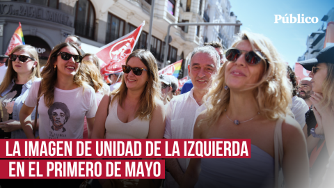 La clase trabajadora desborda las calles el 1 de mayo mientras la izquierda ofrece una imagen de unidad