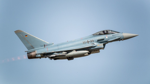 Eurofighter Typhoon de la OTAN.