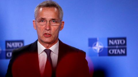 El secretario general de la OTAN, Jens Stoltenberg, durante una rueda de prensa en la sede de la organización militar en Bruselas. REUTERS/Johanna Geron