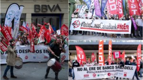 Los trabajadores de banca se apuntan a los ERE de forma masiva por la desmotivación y las favorables condiciones económicas