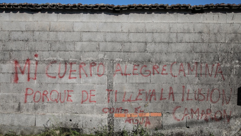 07/02/2022 Pintada en el Camino Francés.