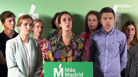 Más Madrid ante la victoria del PP: "La derecha avanza y hay un proceso de retroceso de las fuerzas progresistas"