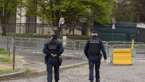 Policías franceses en una fotografía de archivo.