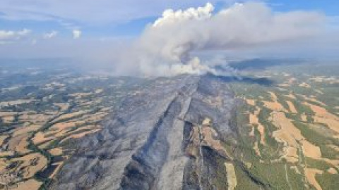 Controlat l'incendi de la Conca de Barberà i l'Anoia