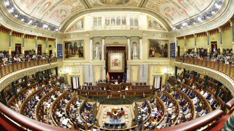 Fotografía de archivo del hemiciclo del Congreso de los Diputados.