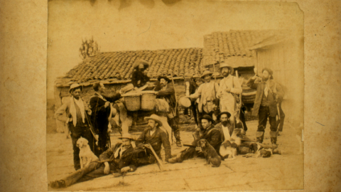 La granja de Meirás, en una fotografía de José Quiroga, padre de Emilia