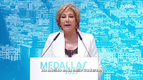 El discurso de Ana Rosa Quintana al recoger la medalla de San Isidro: "Me he criado en Usera, en un barrio obrero, antes de que fuera Chinatown"