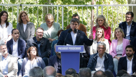 20/04/2024 - Carles Puigdemont en un acte a la Catalunya Nord aquest dissabte.