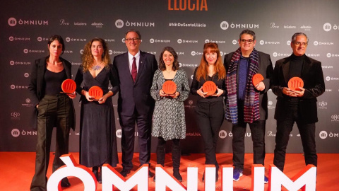 Tots els premiats a la Nit de Santa Llúcia.