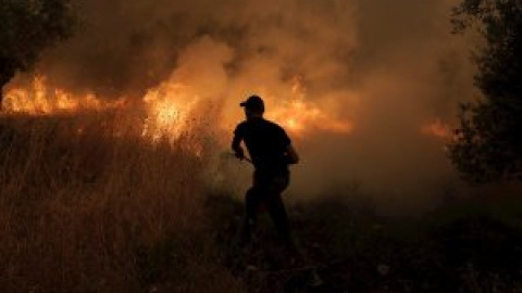 Eubea, principal foco de los incendios en el Mediterráneo ante la ola de calor