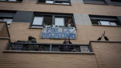 Paralizado el desalojo de más de 40 personas en el Edificio Dignidad de Móstoles por la huelga de Justicia