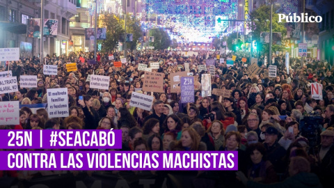 25N-Madrid | Sigue en directo la manifestación por la eliminación de la violencia contra las mujeres