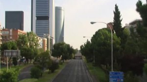 Madrid se queda vacía por el calor en pleno agosto