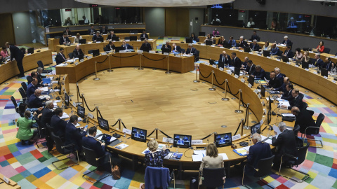 Una vista general de la reunión de Ministros de Asuntos Exteriores de la UE.