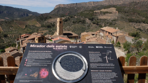 Mirador astronòmic de la Vilella Alta, al parc natural de la serra de Montsant