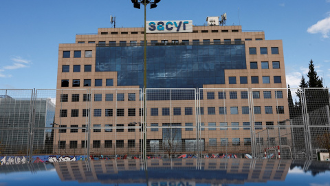 Vista de la sede de la constructora Sacyr en Madrid. REUTERS/Susana Vera