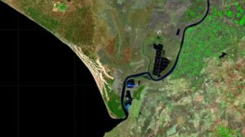 Las imágenes por satélite demuestran cómo se está secando el parque de Doñana