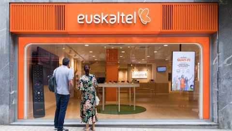 Una tienda de Euskaltel.