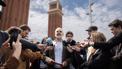 El líder de Ciudadanos en Cataluña y candidato a las elecciones catalanas la presentación de la lista de Cs a las elecciones catalanas del 12M, a 3 de abril de 2024.