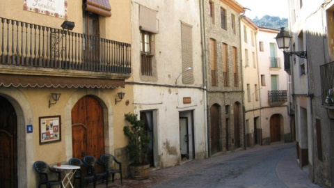 Carrer de Poboleda, al Priorat.