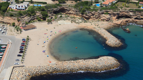 La cala Calafat de L'Ametlla de Mar