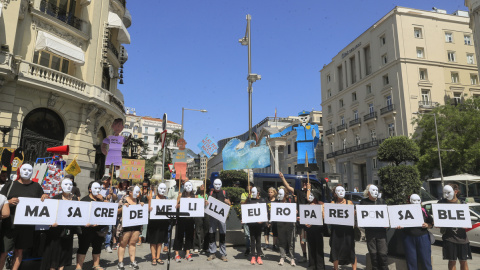 La Caravana Abriendo Fronteras pide justicia en Madrid para las víctimas de la masacre de Melilla.