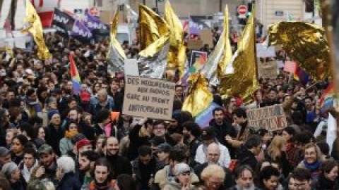 Nueva jornada de protestas en Francia contra la reforma de las pensiones de Macron