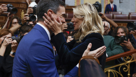 Pedro Sánchez y Yolanda Díaz