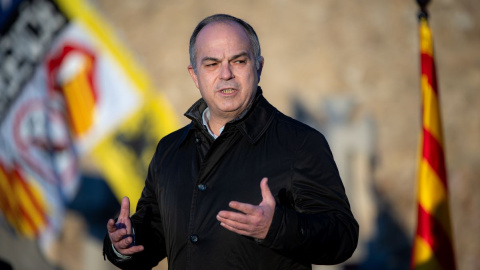 El secretario general de Junts per Catalunya, Jordi Turull, en el cementerio de Montjuic, a 25 de diciembre de 2023, en Barcelona.