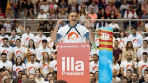 Sánchez e Illa culminan la campaña en Catalunya con la aspiración de gobernar la Generalitat y poner fin al 'procés'