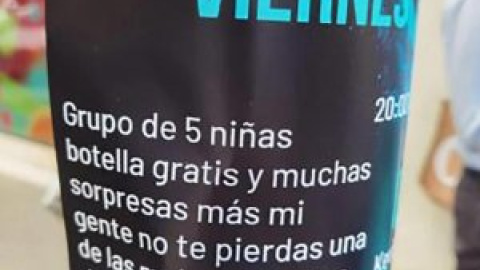 El anuncio de una discoteca que se promocionaba con "niñas y botella gratis" es el "más machista" de 2023 para Facua