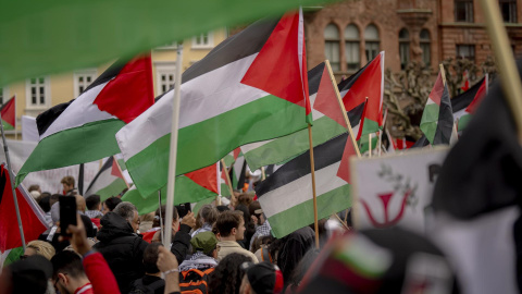 Protestas en Malmo en contra de la participación de Israel en Eurovisión